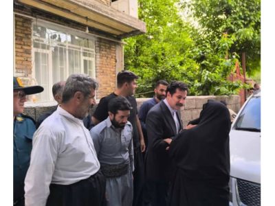 حضور معاون رئیس‌جمهور در روستای شمشیر پاوه