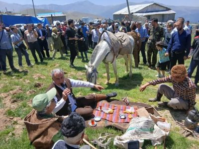 مراسم آیینی قرق شکنی مراتع سوادکوه (امام زاده حسن)