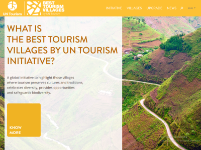 What is the Best Tourism Villages BY UN TOURISM Initiative?